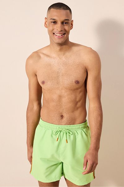 Penti Glänzende grüne Badeshorts für Herren