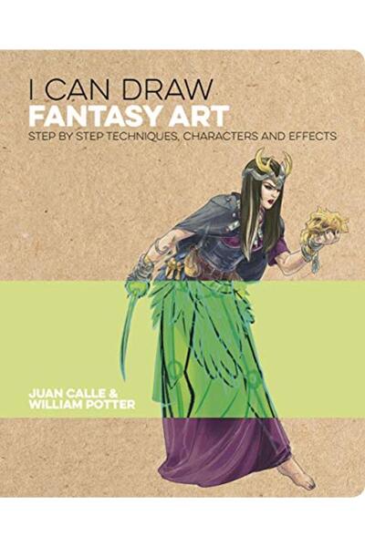 Arcturus Publishing أستطيع رسم فن الخيال خطوة بخطوة، التقنيات والشخصيات والتأ...