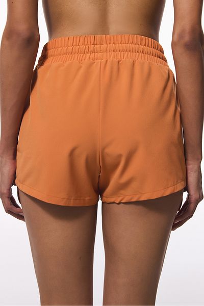 Penti Orange Felix Schnürung Detaillierte Popeline Mini Meer Shorts