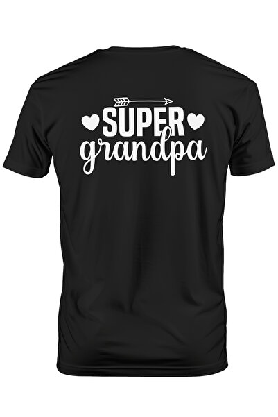 StoryGift Romania Tricou Barbati cu inimioare pentru un bunic apreciat si bun...