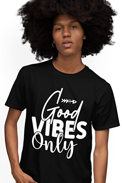 StoryGift Romania Tricou Barbati cu textul in limba engleza "Good vibes only"...