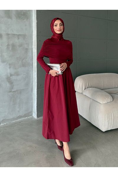 ENSA TESETTUR Φόρεμα Cypress Claret Red