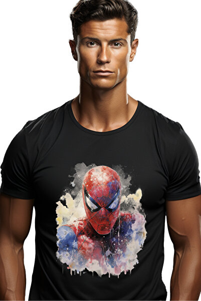 StoryGift Romania Tricou bărbătesc cu Spiderman, Spider-man, Peter Parker, po...