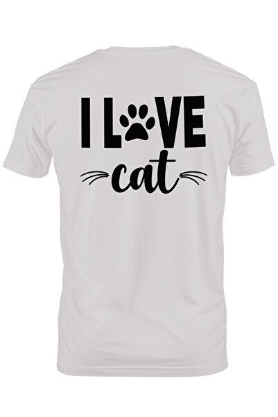 StoryGift Romania Tricou Barbati Pentru Iubitorii De Pisici Cu Mesajul "i Lov...