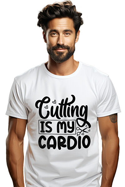 StoryGift Romania Tricou bărbătesc pentru frizerii care consideră tunsul ca fiind exercițiul lor fizic.