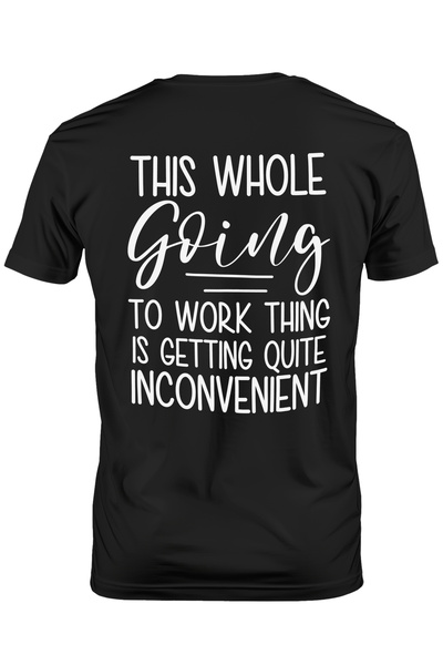 StoryGift Romania Men's T-shirt With The Message "this Whole Thing About Goin...