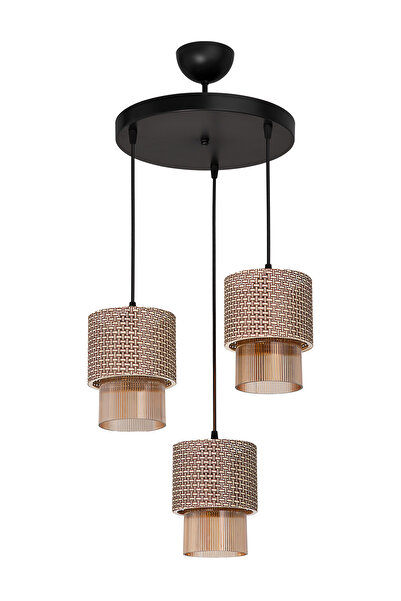 AG LightDesign Kahverengi Sarkıt Avize Salon Yatak Odası Mutfak Modern Şık Lamba