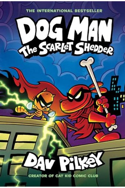Scholastic Dog Man The Scarlet Shedder Dog Man #12 Pb