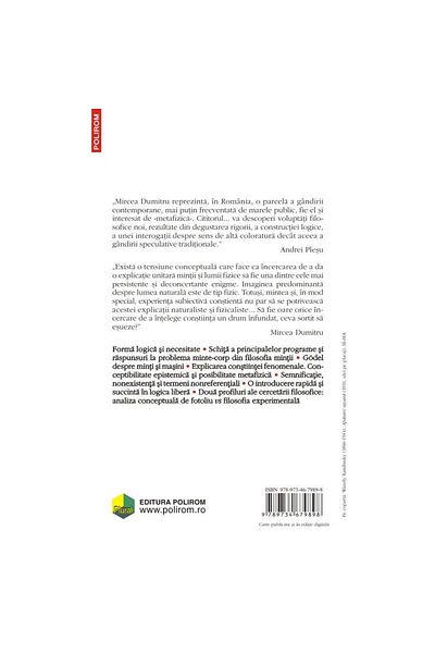Polirom Worlds of Thought - Mircea Dumitru, ed 2019