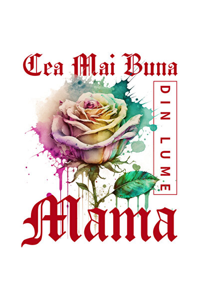 StoryGift Romania Sticker Adeziv 90CM Cu Textul Cea Mai Buna Mama, Din Lume, ...