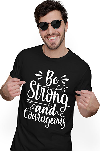 StoryGift Romania Tricou bărbătesc cu săgeată și mesaj motivațional „fii pute...