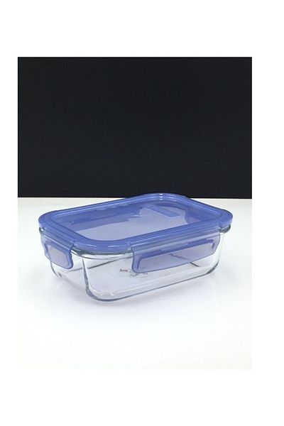 Paşabahçe 530176 Blue Lockie Lock Lid Storage Container 640 Cc