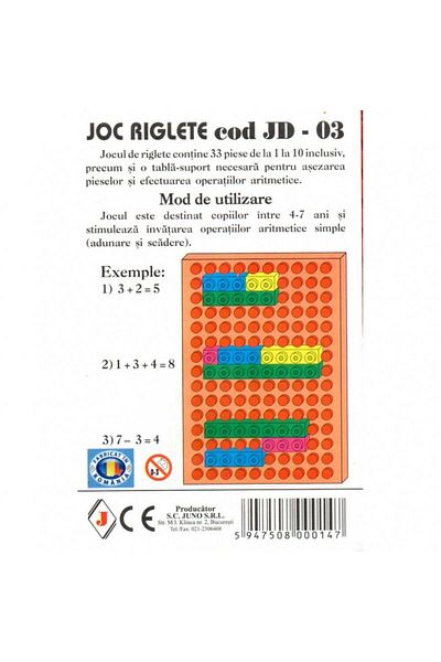JUNO Rulers (33 pieces 1-10 inclusive)
