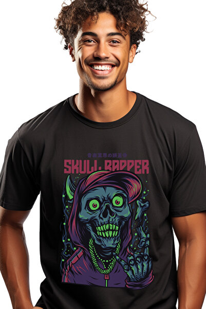 StoryGift Romania Tricou bărbătesc cu portret de zombi, hanorac și șapcă viși...