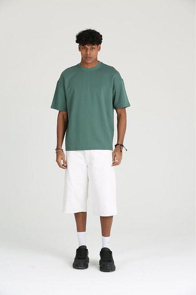 The Champ Clothing Ανδρικό μπλουζάκι Basic και Relaxed Fit Ανδρικό μπλουζάκι με 2 νήματα