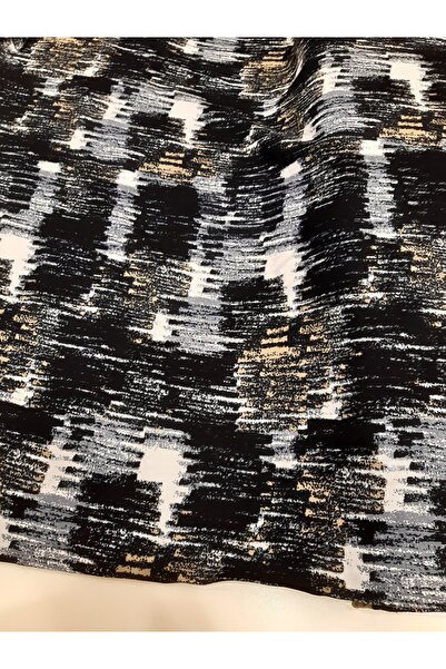 Safir Kumaş Yüzde Yüz Pamuklu Elbiselik Çift en Viskon Kumaş 3 Metre