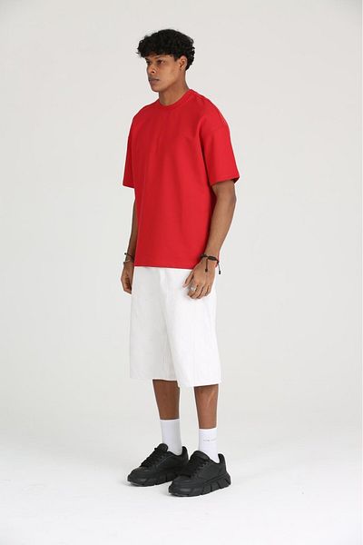 The Champ Clothing Ανδρικό μπλουζάκι Basic και Relaxed Fit Ανδρικό μπλουζάκι με 2 νήματα