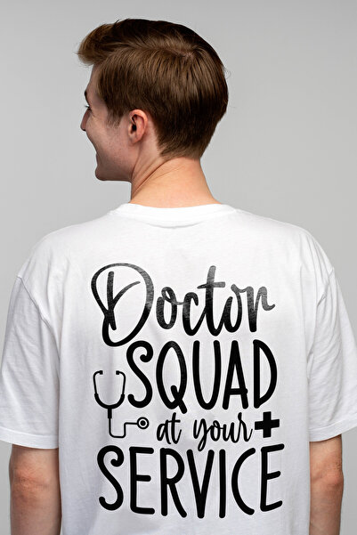 StoryGift Romania Tricou Barbati cu textul "Doctor squad at your service" - e...