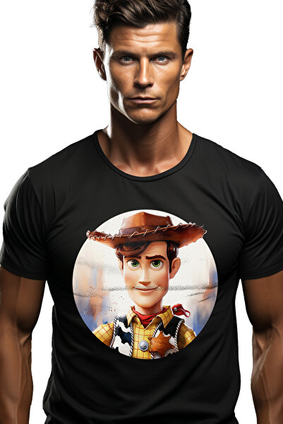 StoryGift Romania Tricou Barbati Cu Woody, Serif, Cowboy, Jucarie, Personaj, ...