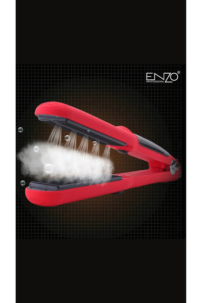 ENZO EN-3999 Professional Ionic Steam Flat Iron – Fast Ceramic Titanium Hair Straightener