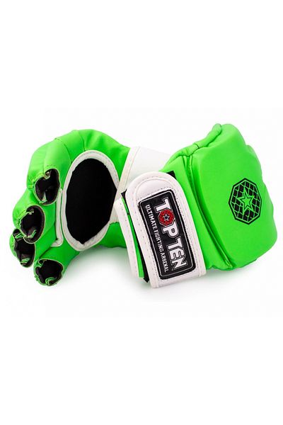 Top Ten Mma Gloves "striking C-type", , Green, S