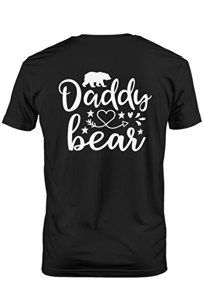 StoryGift Romania Tricou Barbati Cu Un Urs Si Textul In Engleza "daddy Bear" ...
