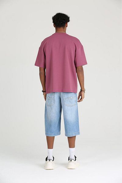 The Champ Clothing Ανδρικό μπλουζάκι Basic και Relaxed Fit Ανδρικό μπλουζάκι με 2 νήματα
