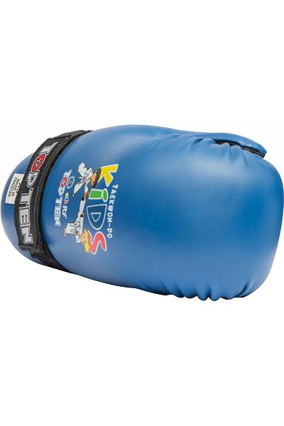 Top Ten Taekwon-do gloves, "ITF KIDS" approved by ITF, Top Ten, Blue, XS
