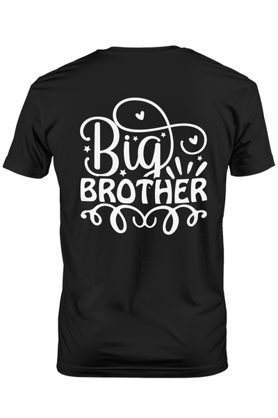 StoryGift Romania Tricou bărbătesc cu inimioare și stele pentru un frate mai ...