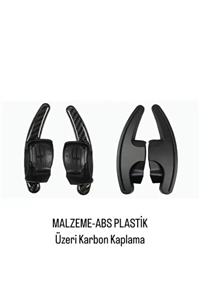 YıldızTuning Golf 5 6 Passat B6 B7 CC Scirocco Beetle Karbon Direksiyon F1 Ku...