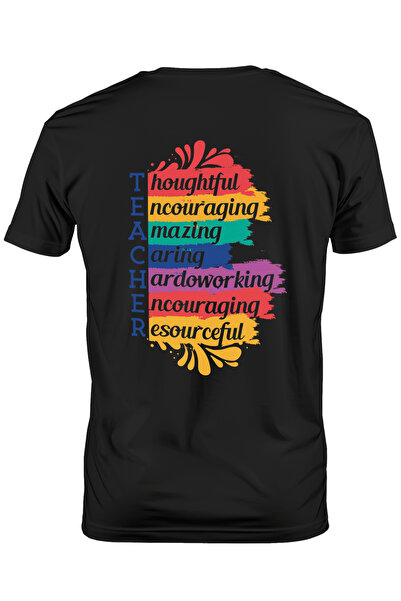 StoryGift Romania Tricou bărbătesc cu text în limba engleză profesor, inițial...