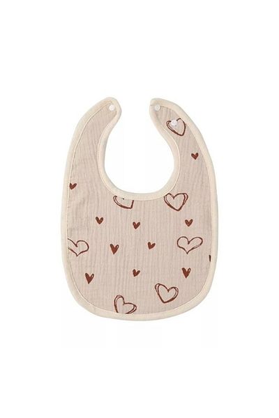 OEM U-Shaped Cotton Bib for Babies 0-12 Months, Waterproof, with Caps