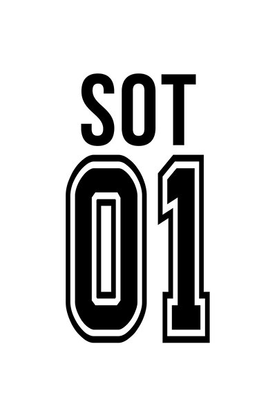 StoryGift Romania Sticker Adeziv 90CM Cu Textul sot, si Numarul 01, Cel Mai B...