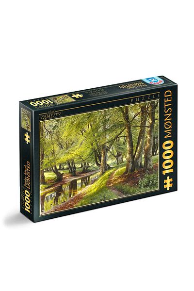 D-Toys Peder Monk Monsted, A Summer Day in the Forest - Adult Puzzle 1000 Pieces - Art Collection