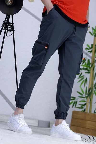 WAFRA Ανδρικό αλεξίπτωτο ύφασμα Cargo Jogger Pantalon (SLIM FIT)