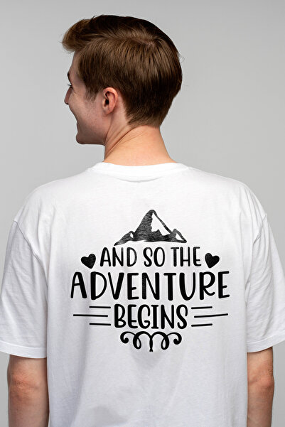 StoryGift Romania Men's T-shirt with mountain and hearts with the message "An...