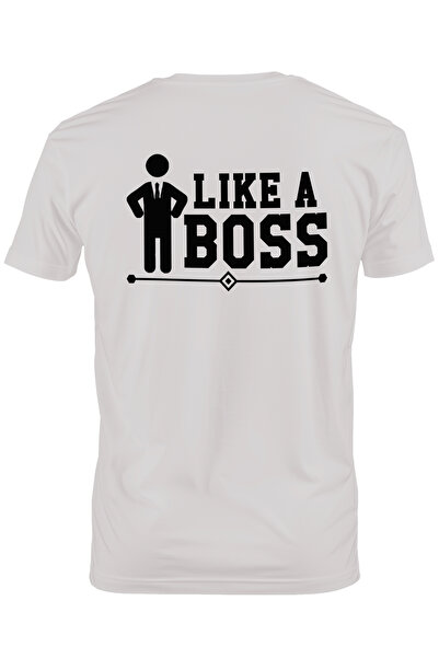 StoryGift Romania Tricou bărbătesc cu textul „like A Boss” - Proprietar de af...
