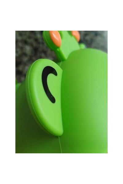 Flippy 3-Piece Baby Weaning Set – Bowl, Spoon & Fork, Duck Model, Silicone & Stainless Steel, Gree