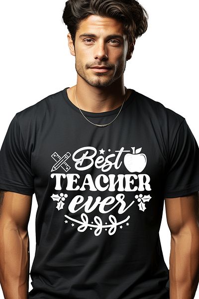 StoryGift Romania Men's T-shirt for the best teacher appreciated by students with a message in English with STG
