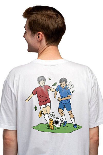 StoryGift Romania Tricou bărbătesc cu imprimeu pentru copii, fotbal, minge, i...