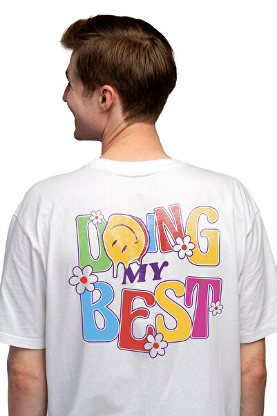 StoryGift Romania Tricou Barbati Cu Text Stil Graffiti In Engleza Doing My Be...