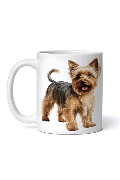 OEM Cană albă personalizată, Yorkshire Terrier, INOVATIX®. 330 ml