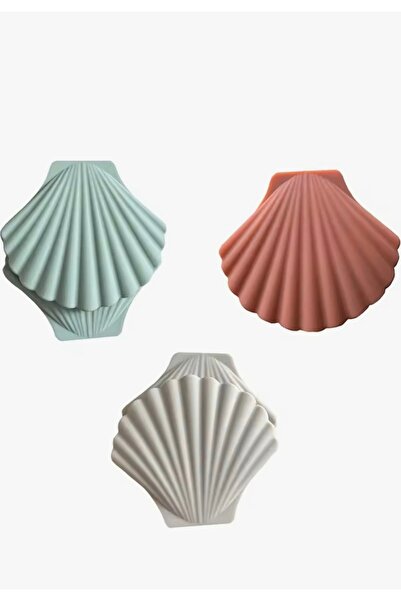 Vitastyle DENİZ KABUĞU ŞEKLİNDE ÇİFT TENCERE/TAVA/FIRIN TUTACAĞI PEMBE