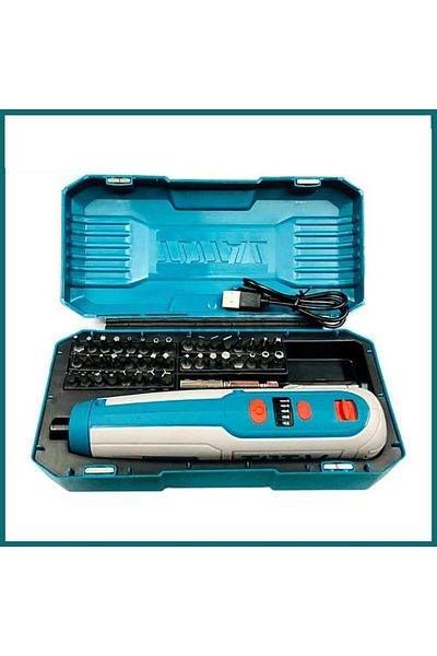 TOTAL T.O.T.A.L Cordless Lithium-ion Screwdriver with 42 Pcs Accessories-TSDLIO403