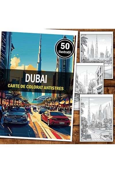 Legendary Gifts Coloring Book For Relaxation And Anti-stress, 50 Illustrations, Dubai, 106 Pages, Format: A5
