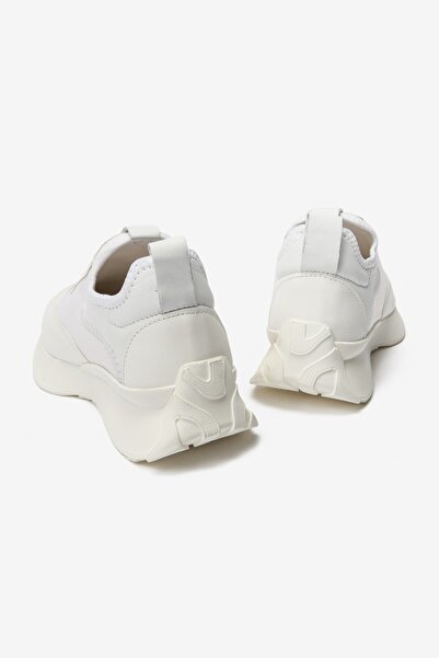 Seniorah White Suede Dimity Women's Sneakers - Leather Laced