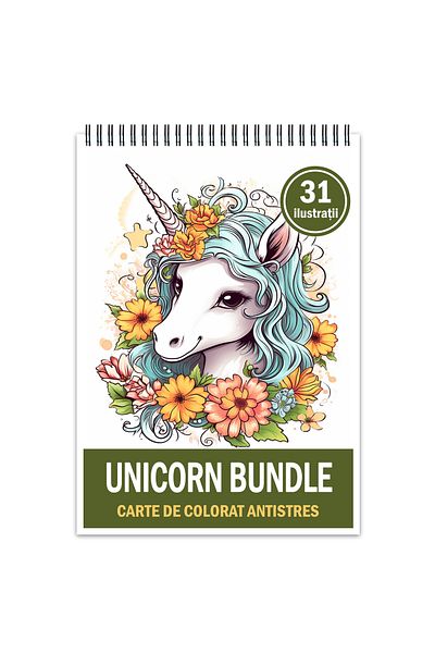 Legendary Gifts Coloring Book For Relaxation And Anti-stress, 31 Illustrations, Unicorns, 68 Pages, Format: A5