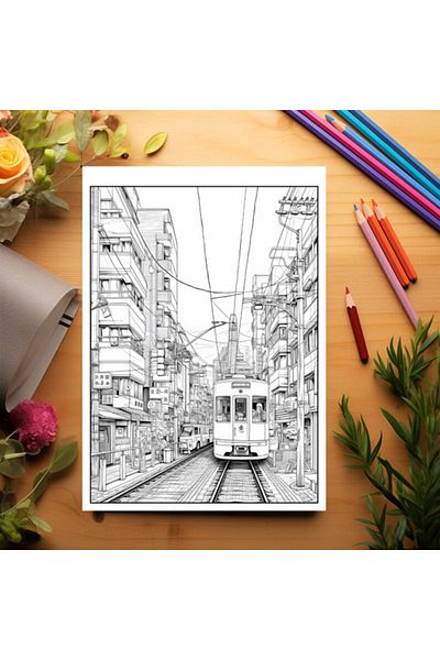 Legendary Gifts Coloring Book For Relaxation And Anti-stress, 50 Illustrations, Tokyo, 106 Pages, Format: A5