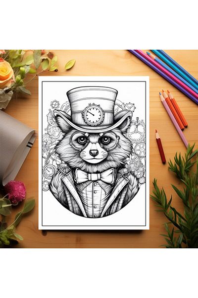 Legendary Gifts Mega Anti-stress Coloring Book, A Mix Of 100 Illustrations, 206 Pages, Format: A5