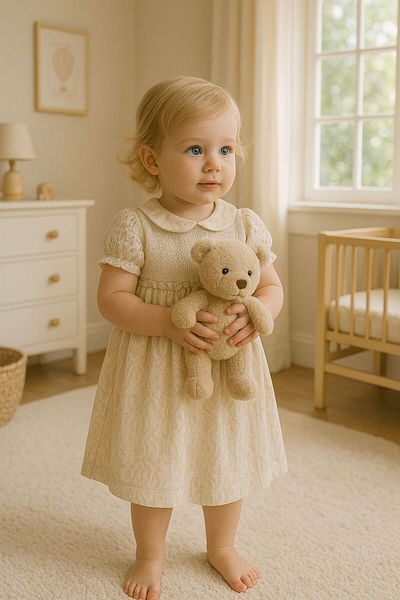 FYONCH Patterned Muslin Dress